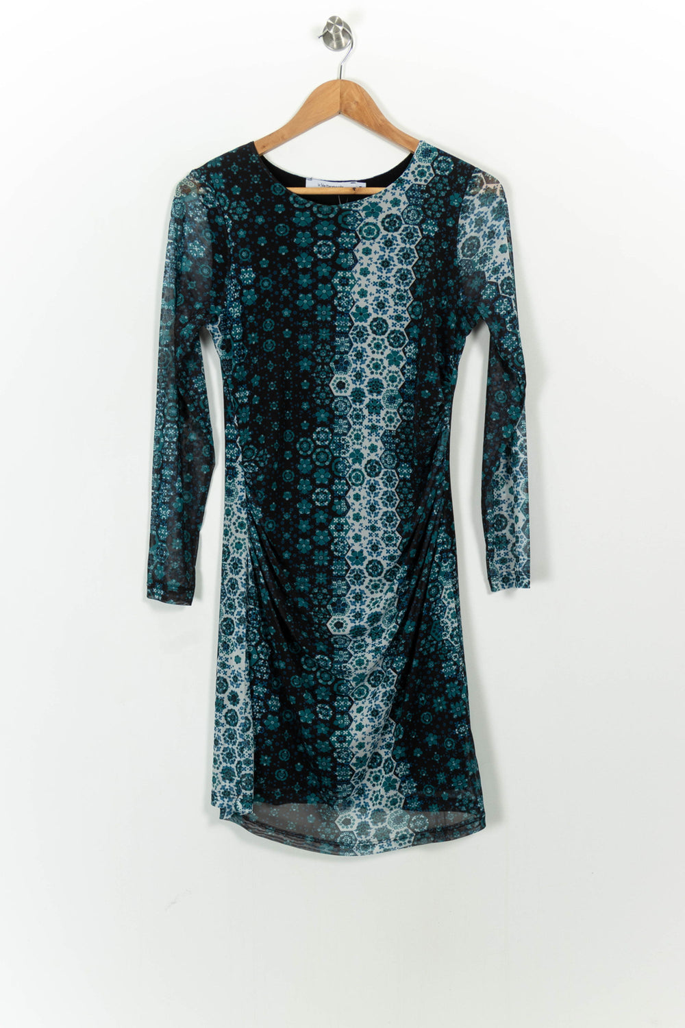 Robe Bleu et Noir - Taille M/38 de la marque La Fée Maraboutée | PARAD106411 - Vendu par Paradigme - Image 2