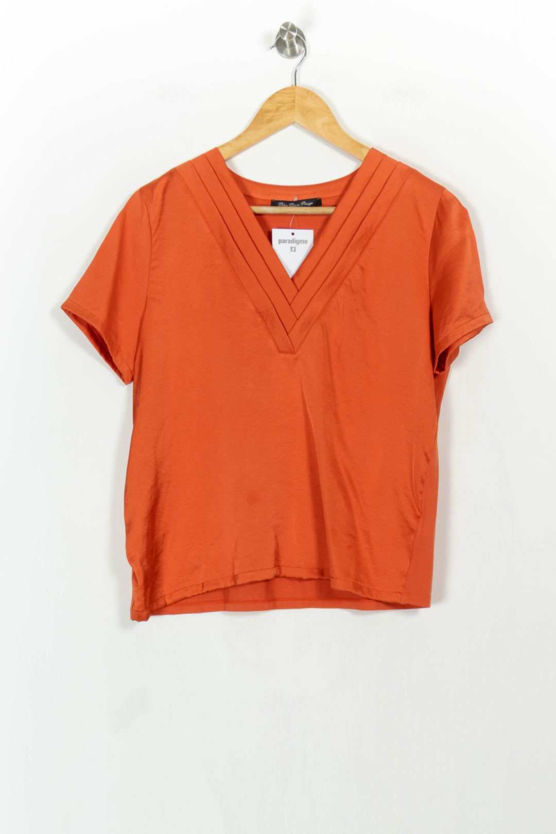 Tee-shirt Orange - Taille S/36 de la marque Indies | PARAD106412 - Vendu par Paradigme - Image 2