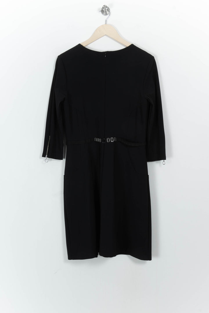Robe Ajustée Noire - Taille XXL/44 de la marque Indies | PARAD106413 - Vendu par Paradigme - Image 4