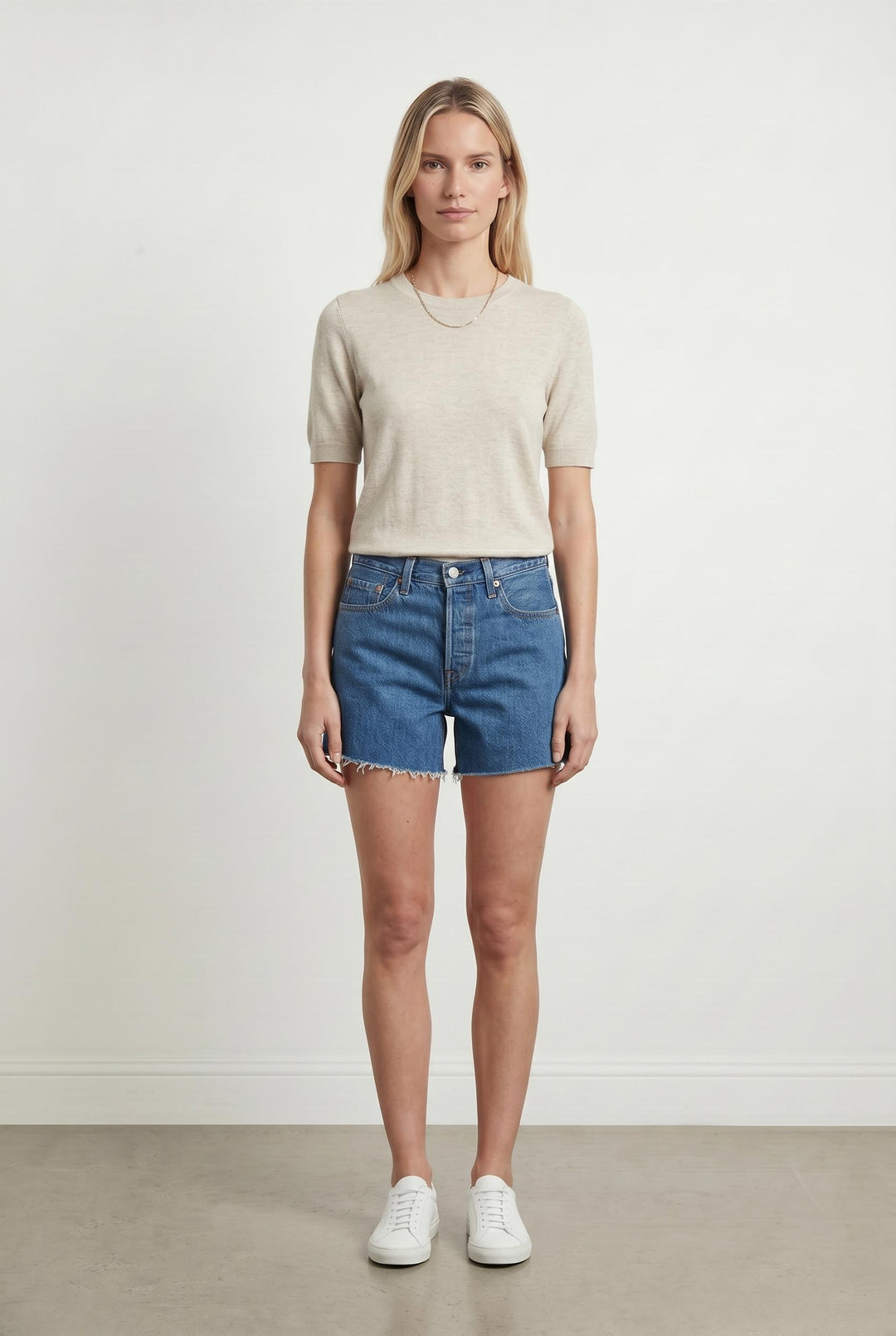 Short en Jean Bleu - Taille M/38 de la marque Levi's | PARAD106423 - Vendu par Paradigme - Image 1