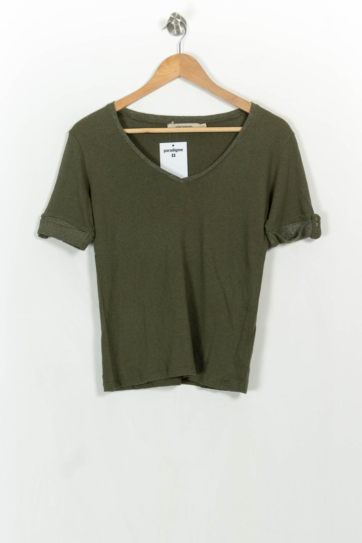 Tee-shirt Vert - Taille S/36 de la marque La Fée Maraboutée | PARAD106425 - Vendu par Paradigme - Image 2