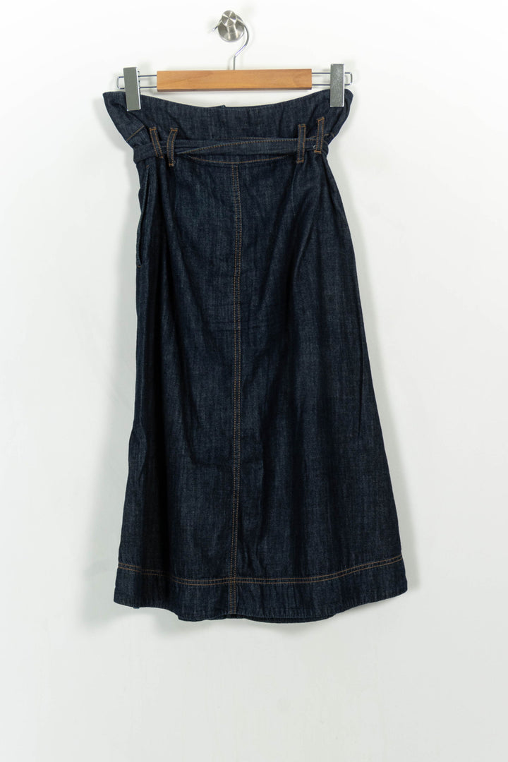 Jupe en Jean Bleu - Taille M/38 de la marque La Fée Maraboutée | PARAD106426 - Vendu par Paradigme - Image 4