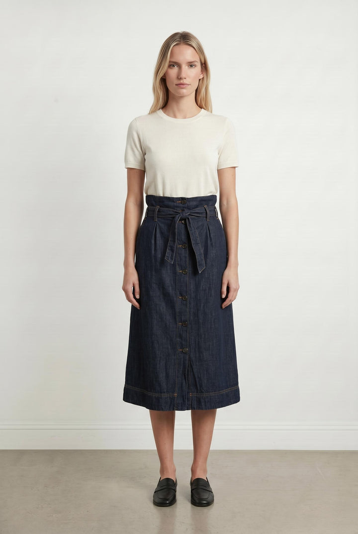 Jupe en Jean Bleu - Taille M/38 de la marque La Fée Maraboutée | PARAD106426 - Vendu par Paradigme - Image 1