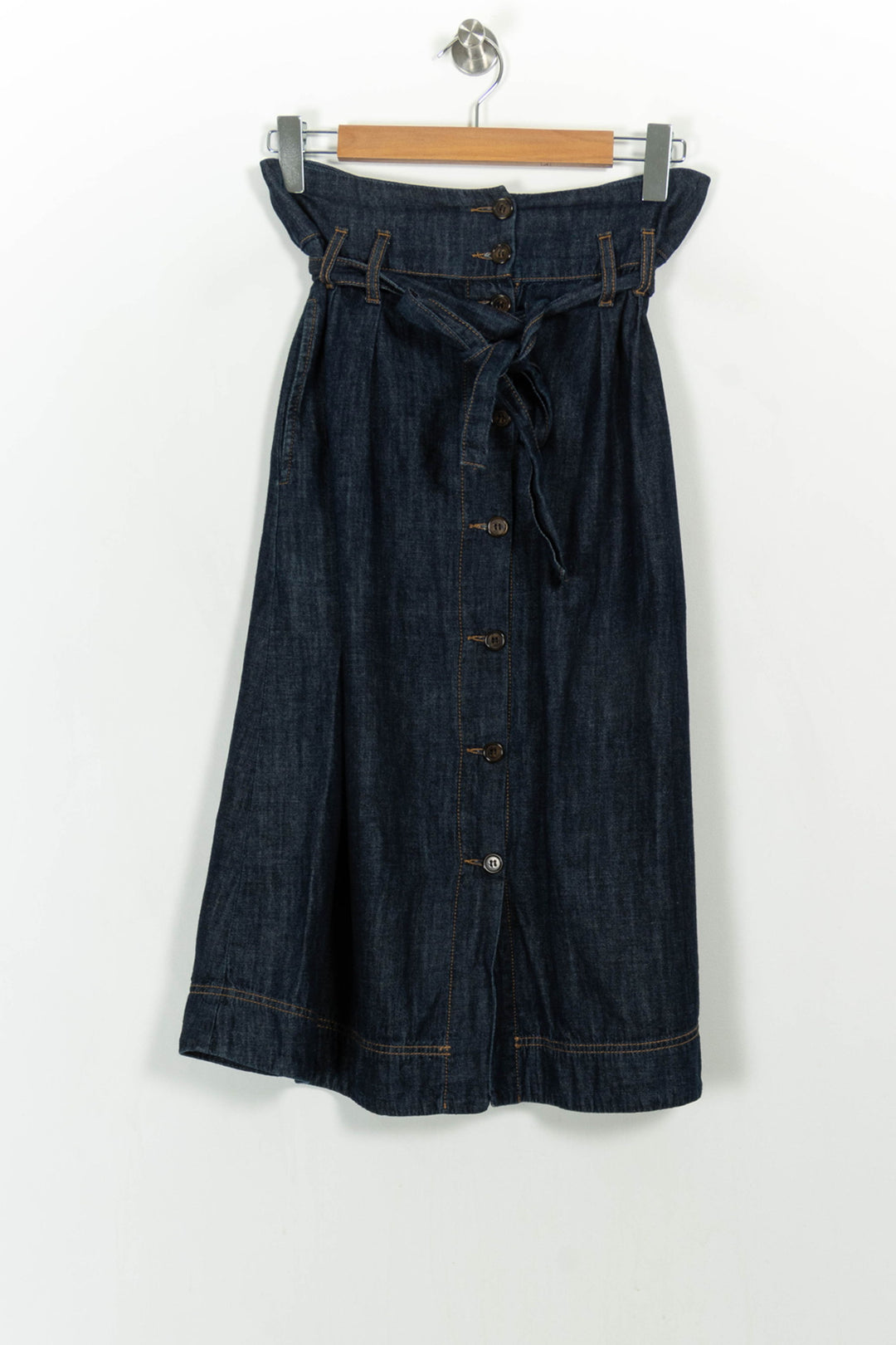 Jupe en Jean Bleu - Taille M/38 de la marque La Fée Maraboutée | PARAD106426 - Vendu par Paradigme - Image 2