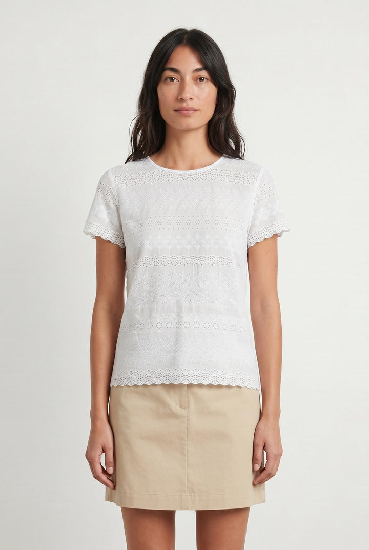 T-shirt Blanc - Taille M/38 de la marque Gerard Darel | PARAD106428 - Vendu par Paradigme - Image 1