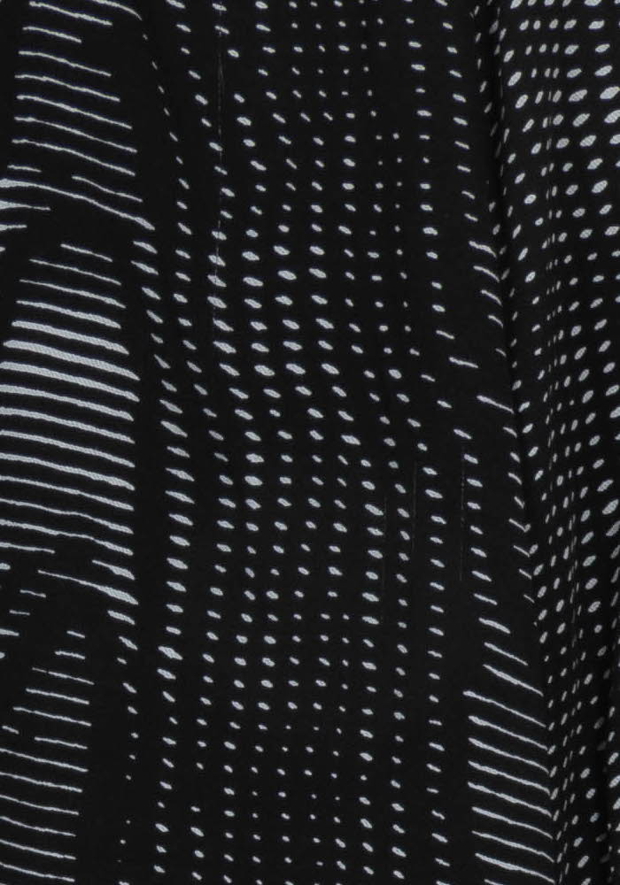 Blouse Noire et Blanche - Taille M/38 de la marque La Fée Maraboutée | PARAD106430 - Vendu par Paradigme - Image 3