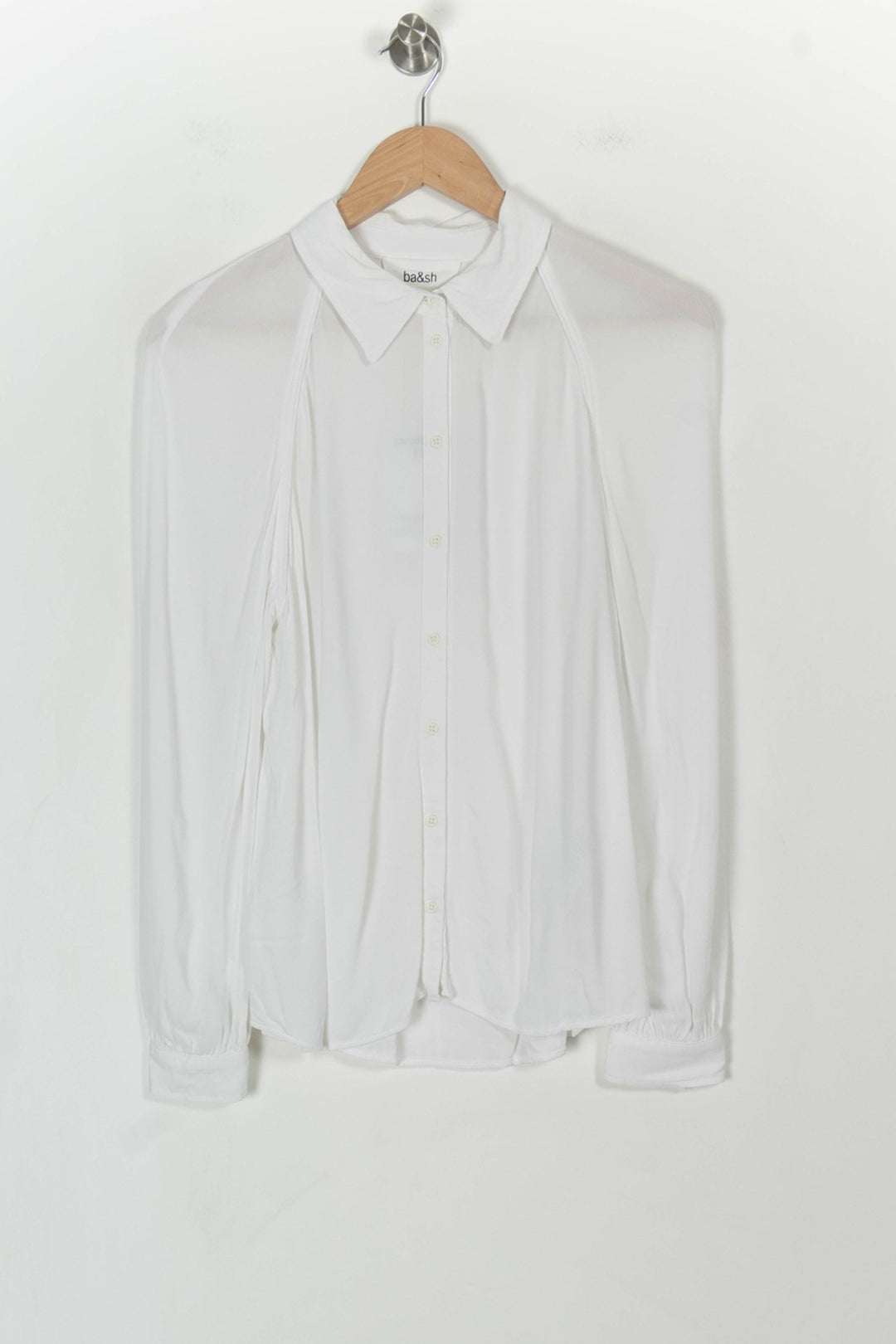 Chemise Blanche - Taille XS/34 de la marque ba&sh | PARAD106440 - Vendu par Paradigme - Image 2