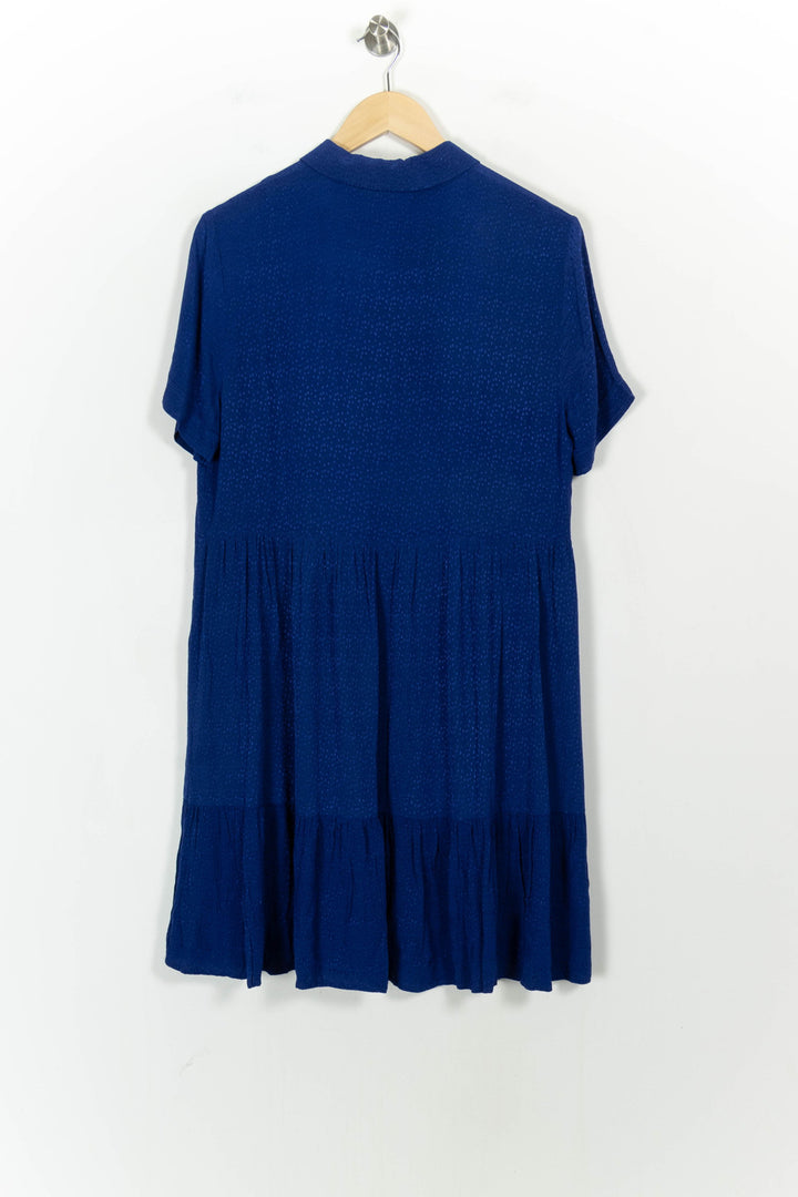 Robe Chemise Bleue - Taille L/40 de la marque Claudie Pierlot | PARAD106443 - Vendu par Paradigme - Image 4