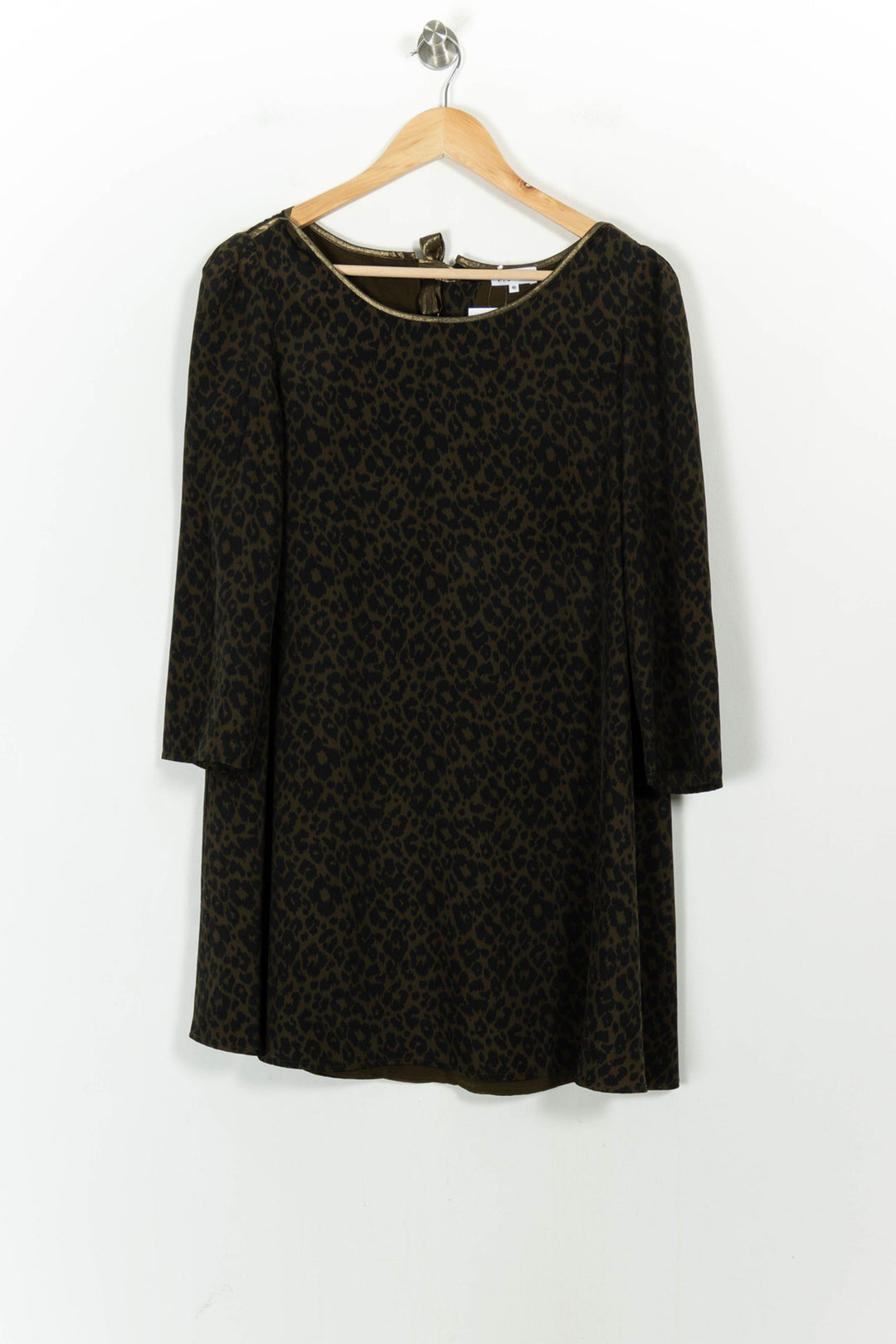 Robe Courte Verte et Noire - Taille L/40 de la marque Claudie Pierlot | PARAD106446 - Vendu par Paradigme - Image 2