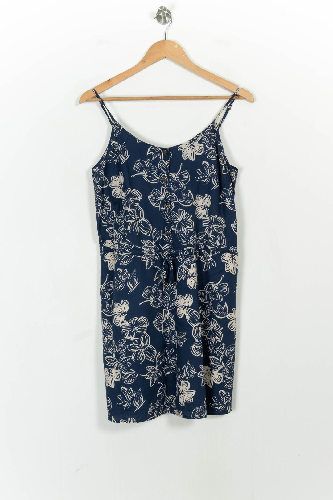 Robe Fleurie Bleue et Blanche - Taille L/40 de la marque I.Code | PARAD106447 - Vendu par Paradigme - Image 2