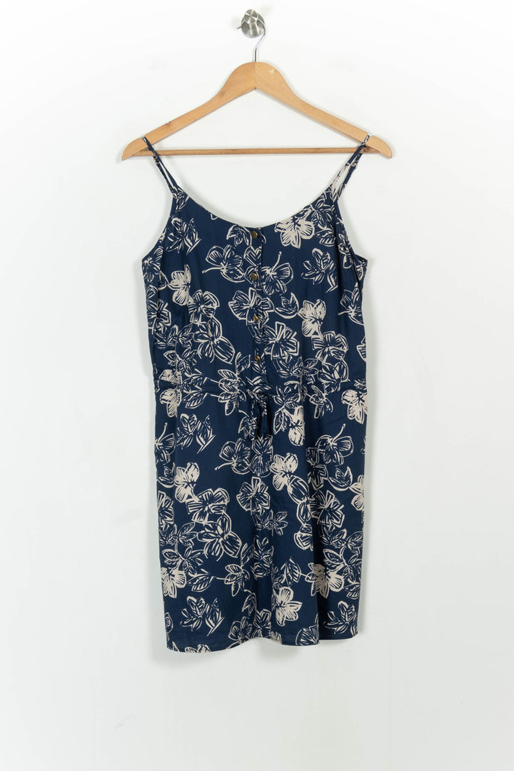 Robe Fleurie Bleue et Blanche - Taille L/40 de la marque I.Code | PARAD106447 - Vendu par Paradigme - Image 2