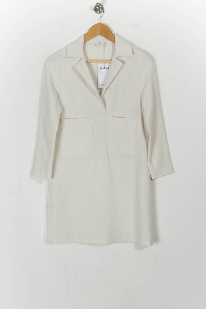 Robe Blazer Blanche - Taille XS/34 de la marque ba&sh | PARAD106448 - Vendu par Paradigme - Image 2