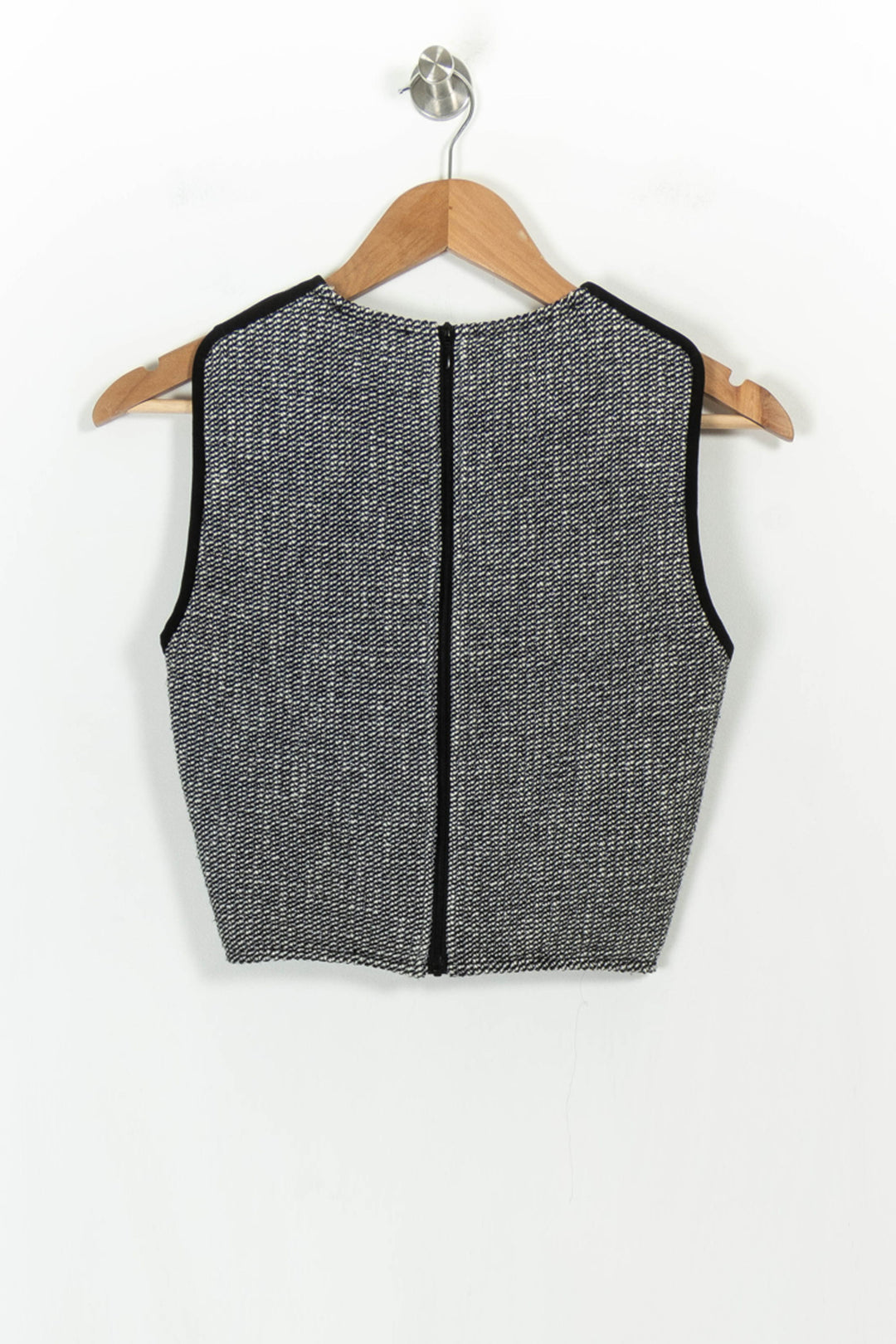 Débardeur Gris et Noir - Taille S/36 de la marque Maje | PARAD106453 - Vendu par Paradigme - Image 4