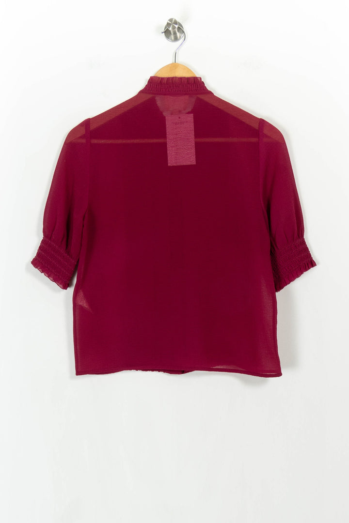 Blouse Rose - Taille XS/34 de la marque Sézane | PARAD106456 - Vendu par Paradigme - Image 4