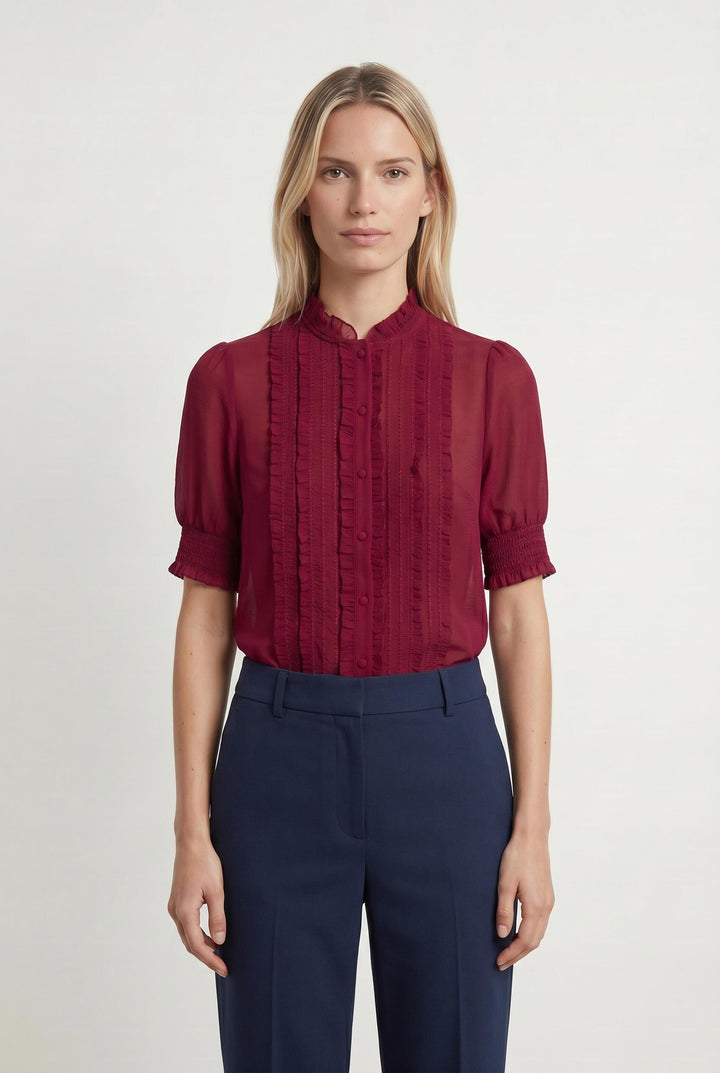 Blouse Rose - Taille XS/34 de la marque Sézane | PARAD106456 - Vendu par Paradigme - Image 1