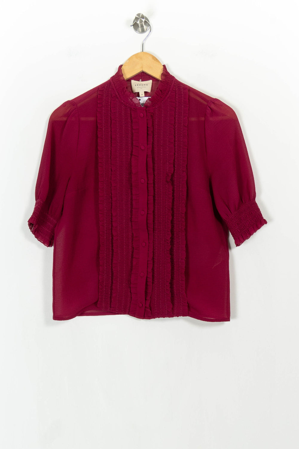 Blouse Rose - Taille XS/34 de la marque Sézane | PARAD106456 - Vendu par Paradigme - Image 2