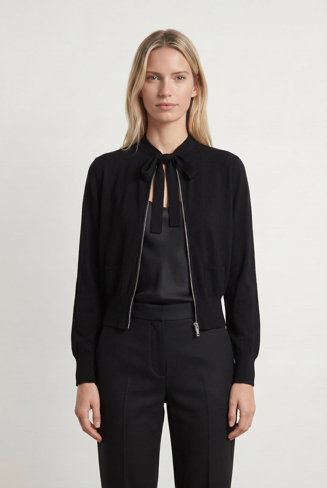 Cardigan Noir - Taille XS/34 de la marque The Kooples | PARAD106457 - Vendu par Paradigme - Image 1