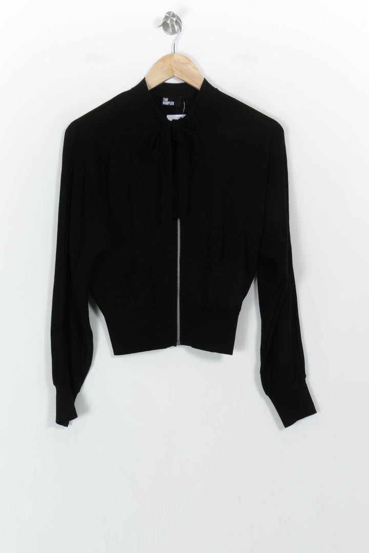 Cardigan Noir - Taille XS/34 de la marque The Kooples | PARAD106457 - Vendu par Paradigme - Image 2