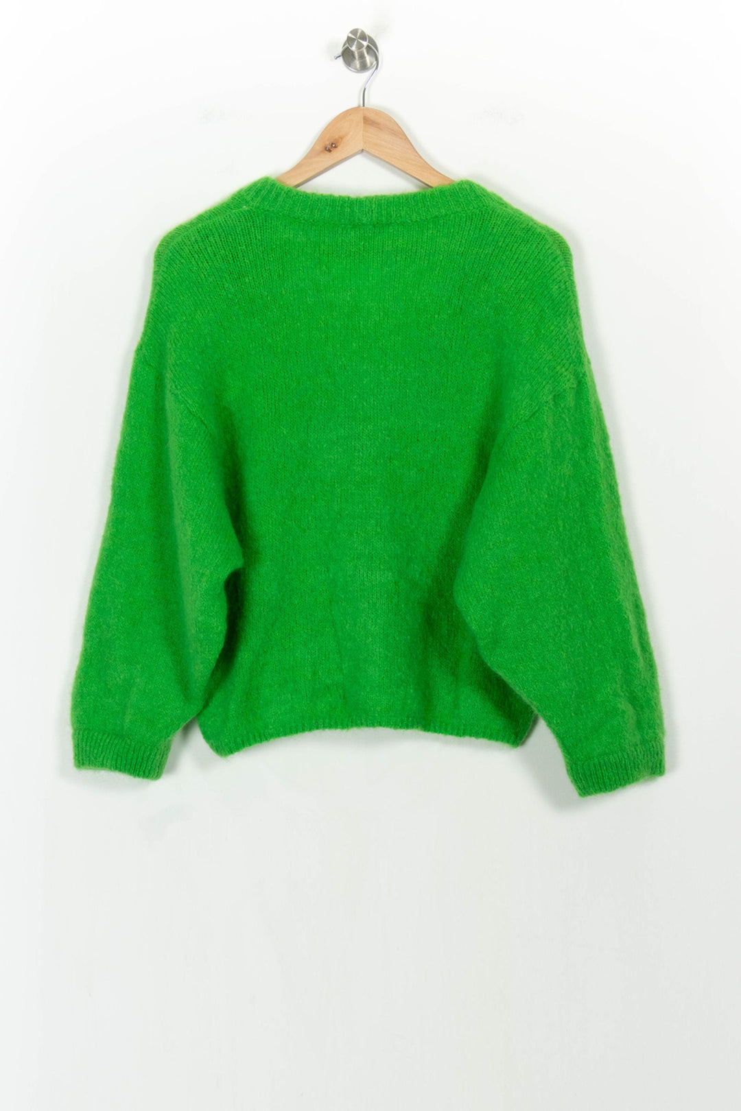 Cardigan Vert - Taille S/36 de la marque American Vintage | PARAD106458 - Vendu par Paradigme - Image 4