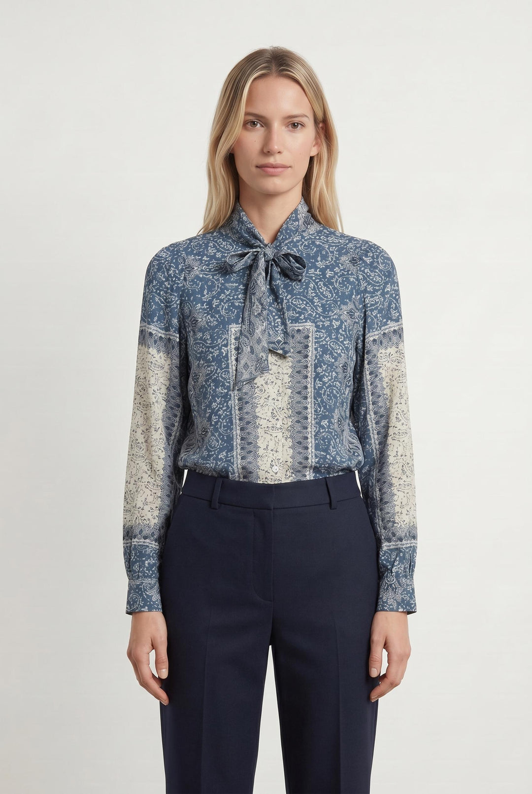 Blouse Bleu et Blanc - Taille S/36 de la marque Maison Stella & Suzie | PARAD106460 - Vendu par Paradigme - Image 1