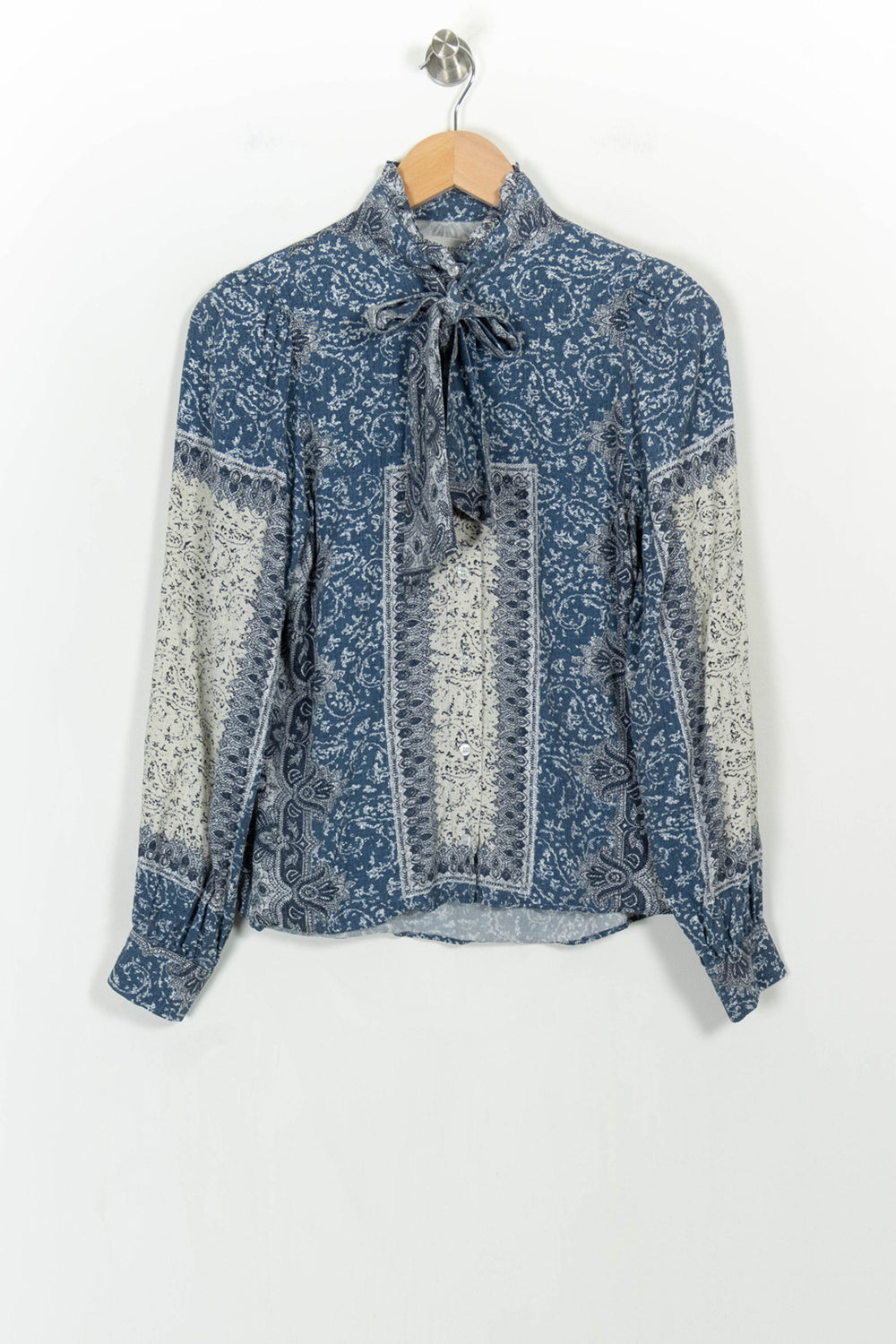 Blouse Bleu et Blanc - Taille S/36 de la marque Maison Stella & Suzie | PARAD106460 - Vendu par Paradigme - Image 2