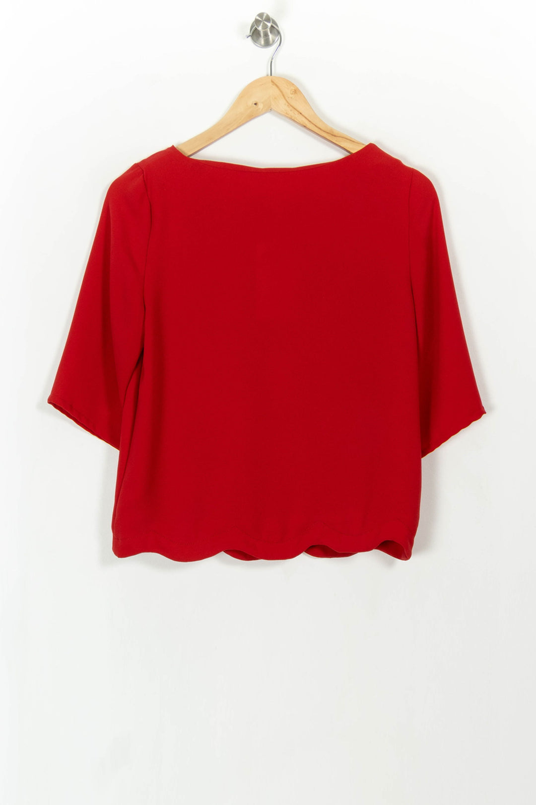 Blouse Rouge - Taille S/36 de la marque Claudie Pierlot | PARAD106463 - Vendu par Paradigme - Image 4