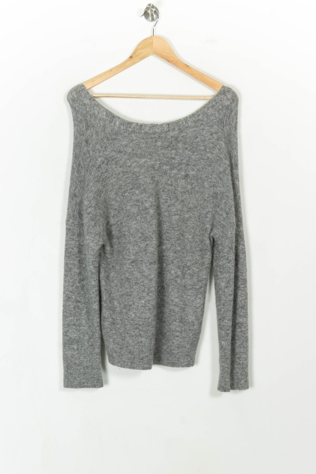 Pull Gris - Taille S/36 de la marque Samsoe Samsoe | PARAD106468 - Vendu par Paradigme - Image 4