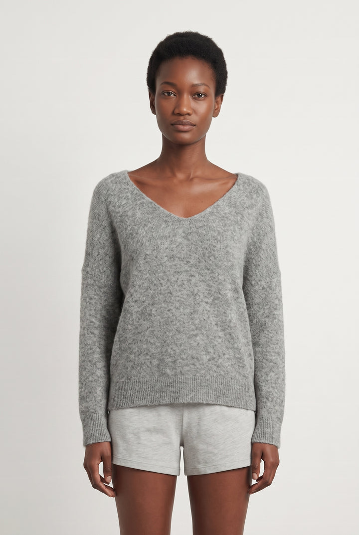 Pull Gris - Taille S/36 de la marque Samsoe Samsoe | PARAD106468 - Vendu par Paradigme - Image 1