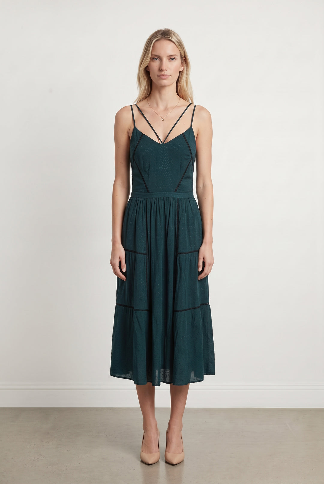 Robe Longue Verte - Taille XS/34 de la marque Sessùn | PARAD106469 - Vendu par Paradigme - Image 1