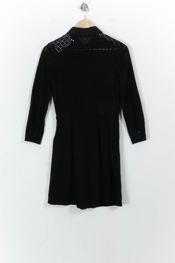 Robe Chemise Noire - Taille S/36 de la marque Comptoir des Cotonniers | PARAD106472 - Vendu par Paradigme - Image 4