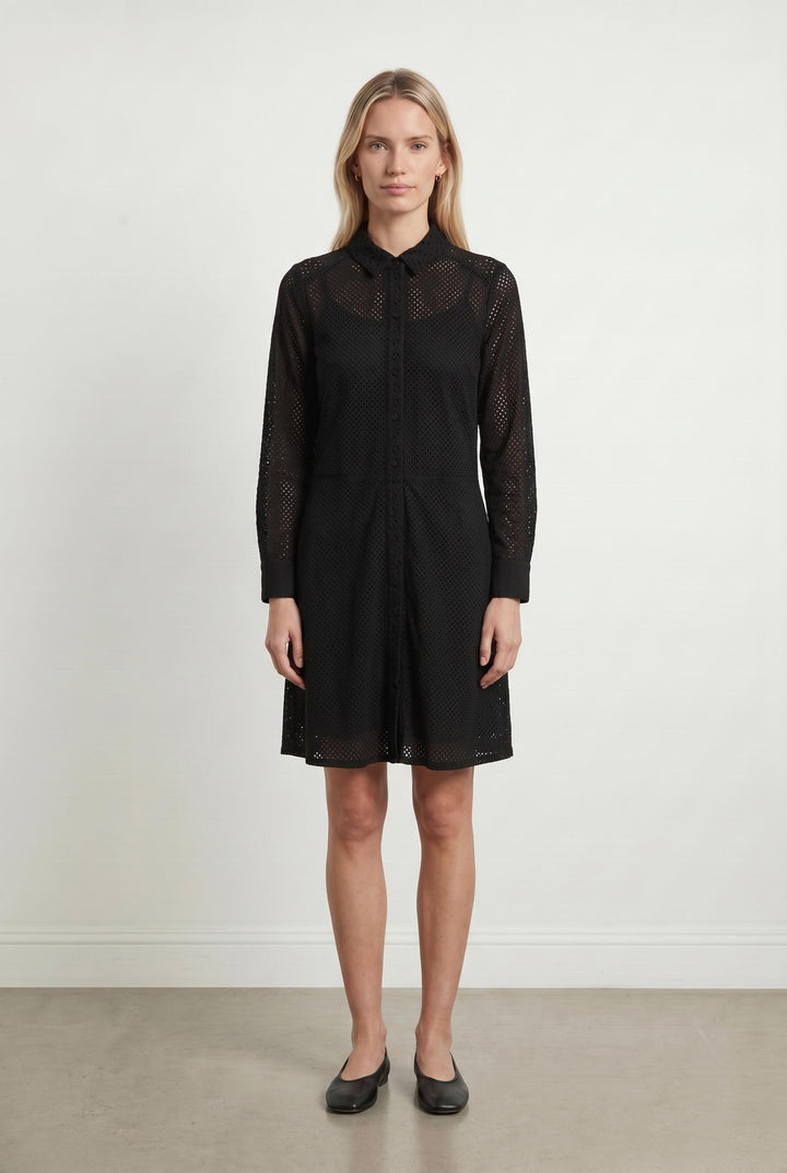 Robe Chemise Noire - Taille S/36 de la marque Comptoir des Cotonniers | PARAD106472 - Vendu par Paradigme - Image 1