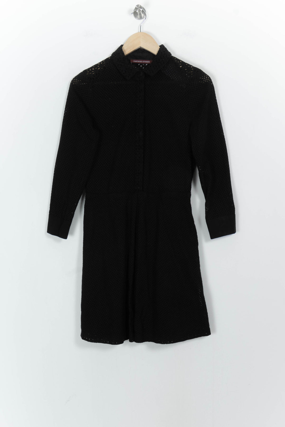 Robe Chemise Noire - Taille S/36 de la marque Comptoir des Cotonniers | PARAD106472 - Vendu par Paradigme - Image 2
