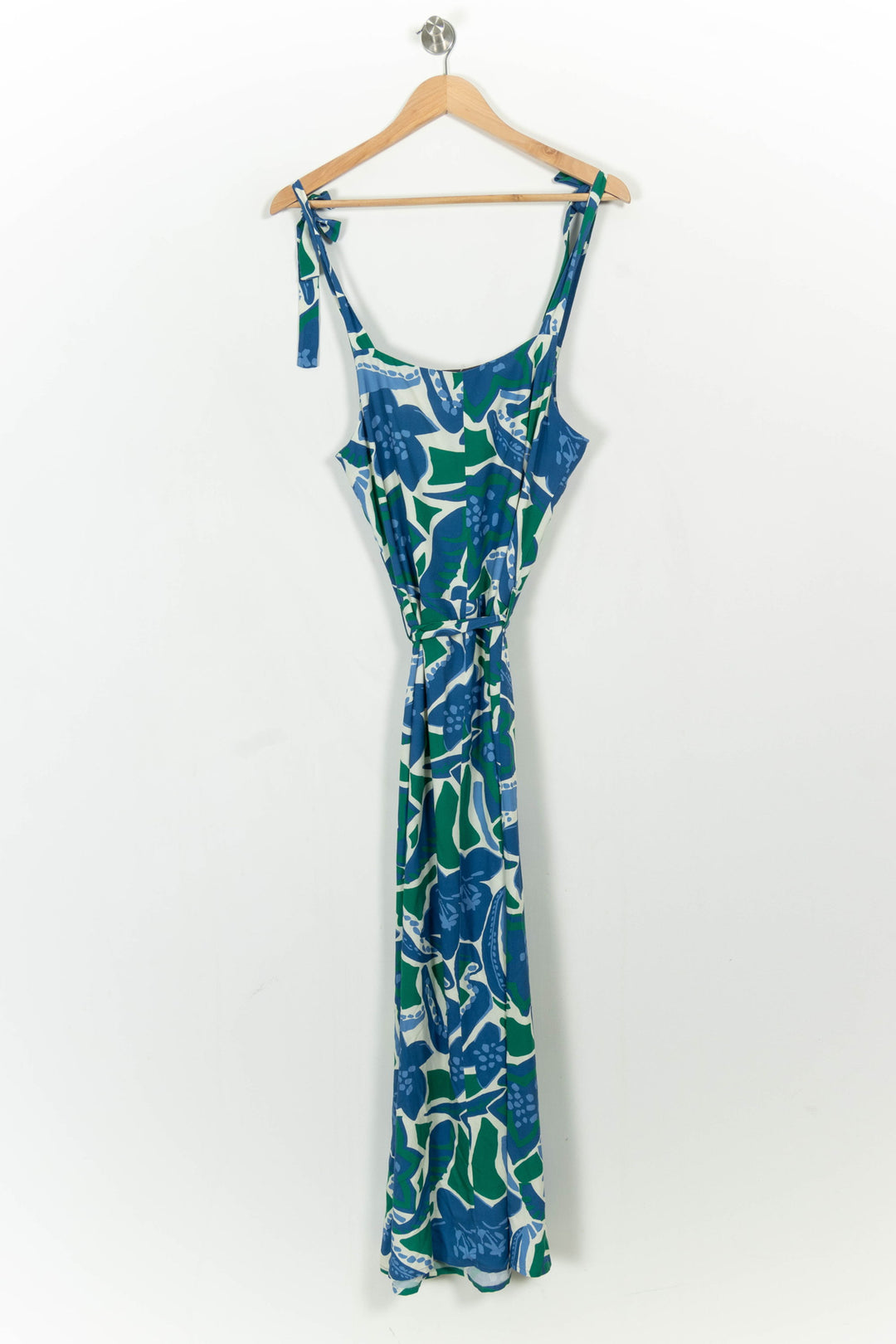Robe Longue Verte et Bleue - Taille M/38 de la marque La Fée Maraboutée | PARAD106474 - Vendu par Paradigme - Image 4