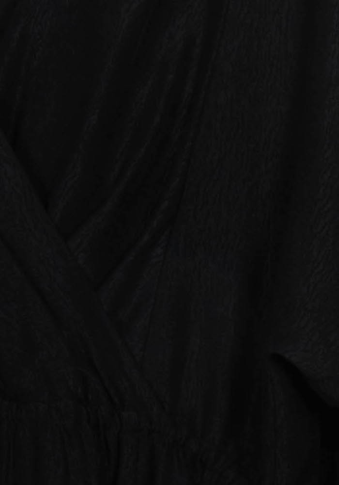Robe Portefeuille Noire - Taille M/38 de la marque Sézane | PARAD106486 - Vendu par Paradigme - Image 3