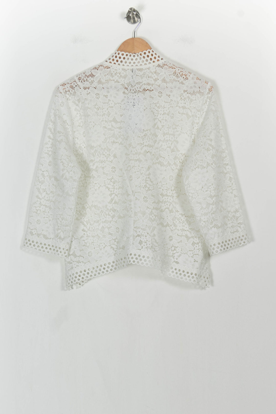 Veste en Dentelle Blanche - Taille XXXL/46 de la marque Indies | PARAD106488 - Vendu par Paradigme - Image 4