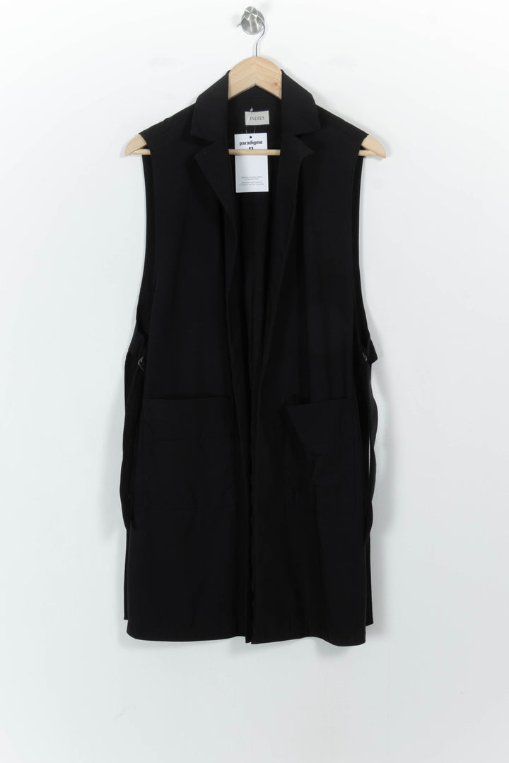 Gilet Noir - Taille M/38 de la marque Indies | PARAD106489 - Vendu par Paradigme - Image 2