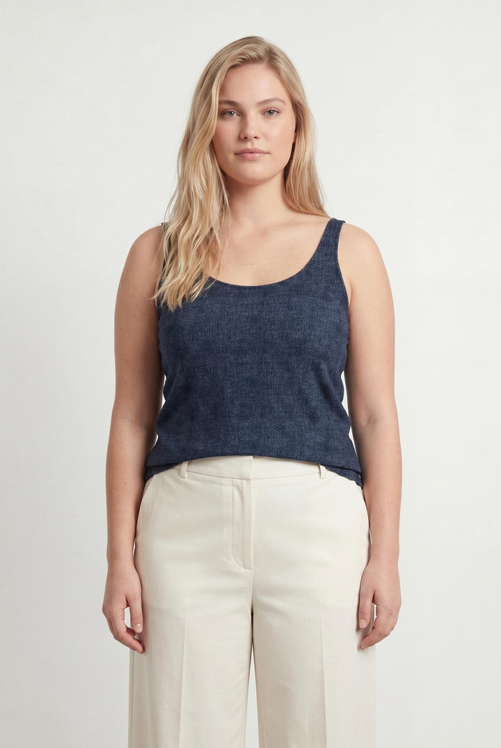 Débardeur Bleu - Taille XXXL/46 de la marque Indies | PARAD106496 - Vendu par Paradigme - Image 1