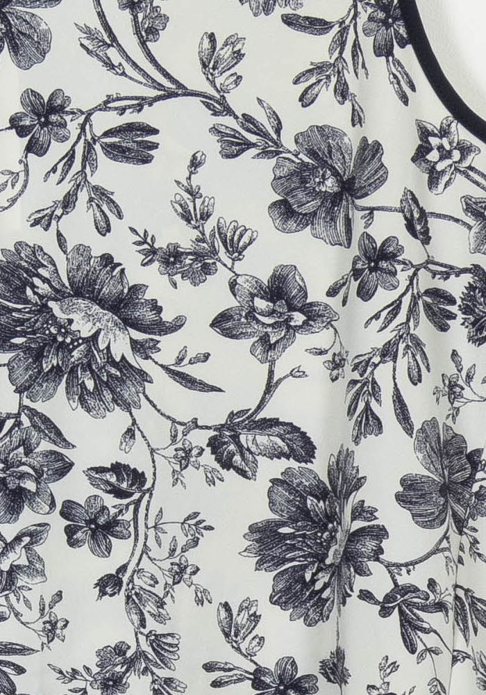 Débardeur Blanc et Noir - Taille XXXL/46 de la marque Indies | PARAD106498 - Vendu par Paradigme - Image 3