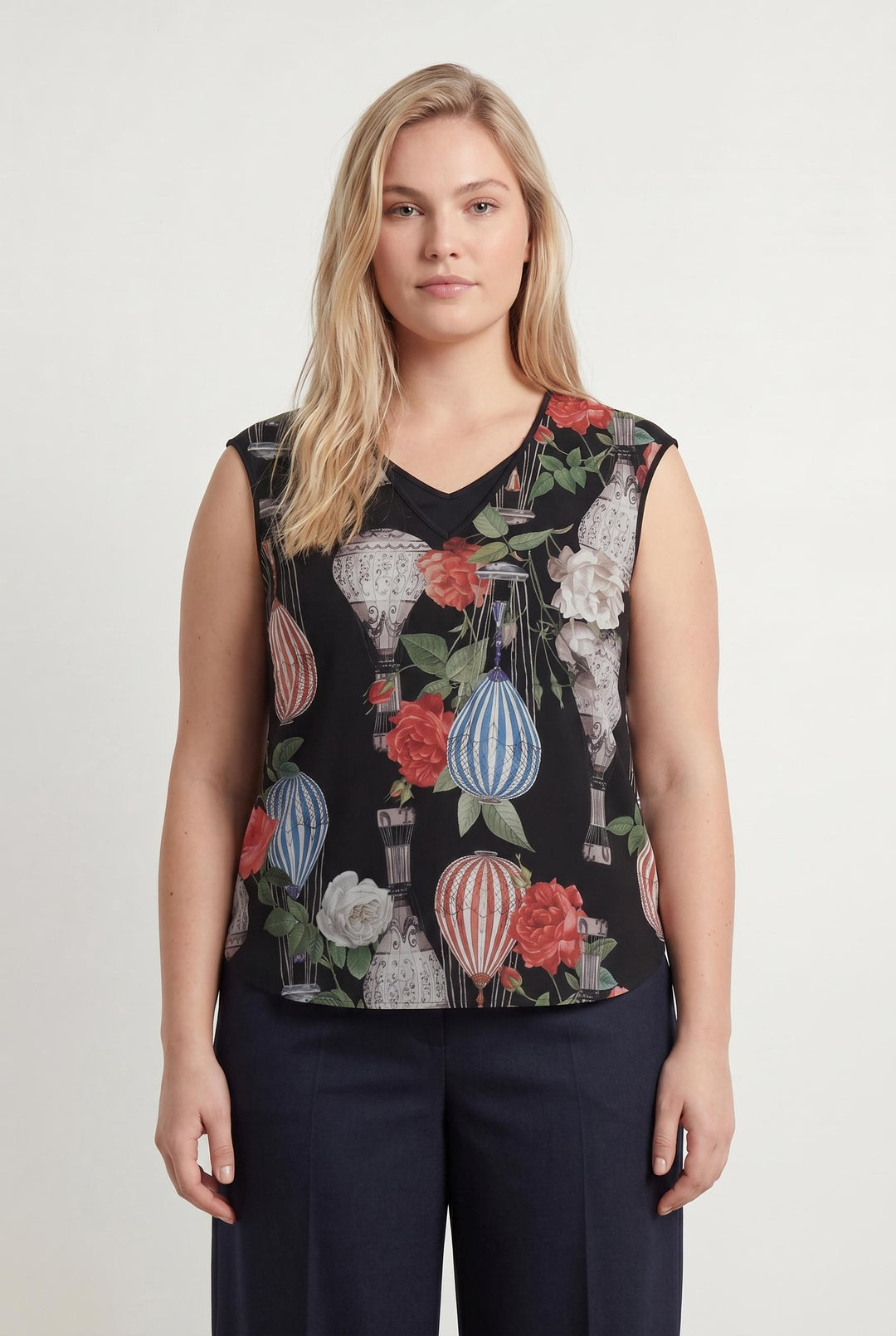 Débardeur Multicolore - Taille XXXL/46 de la marque Indies | PARAD106500 - Vendu par Paradigme - Image 1