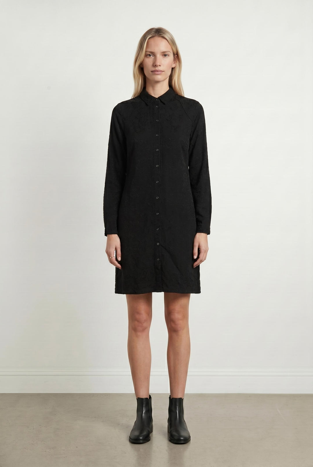 Robe Chemise Noire - Taille M/38 de la marque Ekyog | PARAD106502 - Vendu par Paradigme - Image 1