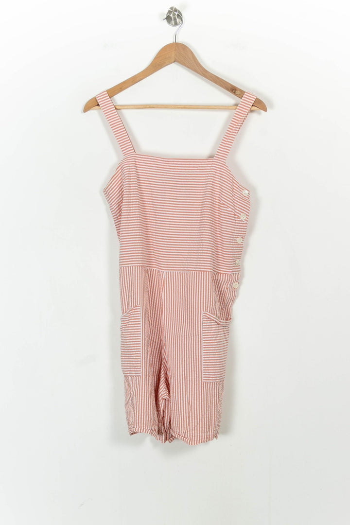 Combishort Rayé Rouge et Blanc - Taille S/36 de la marque Comptoir des Cotonniers | PARAD106505 - Vendu par Paradigme - Image 2