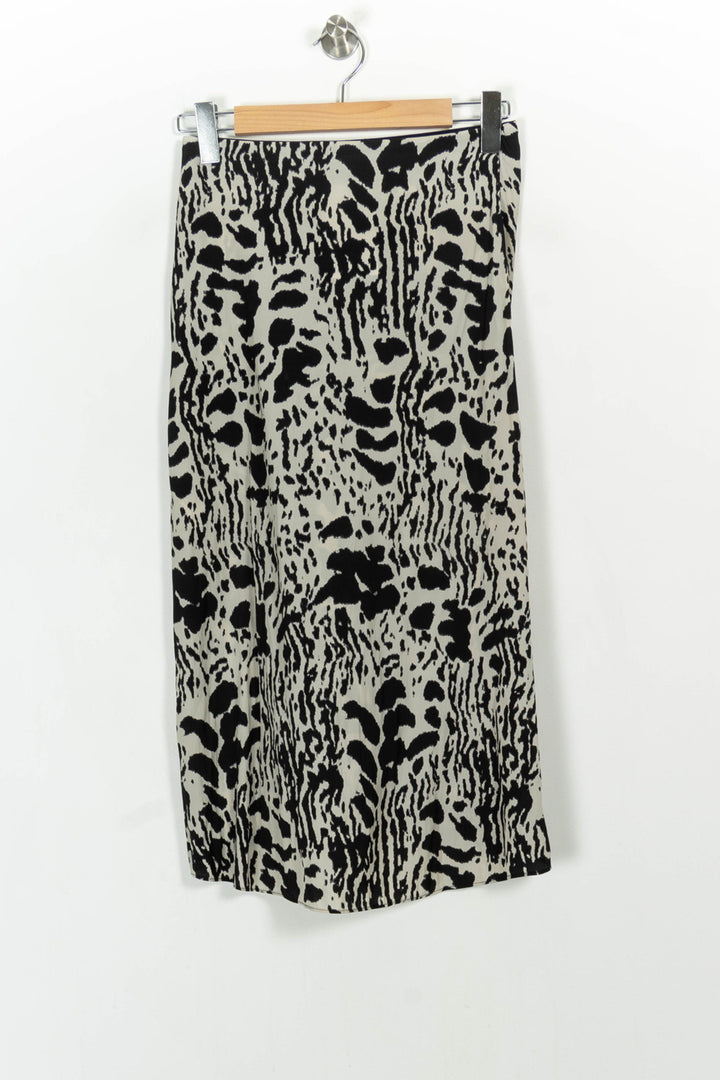 Jupe Longue Noire et Blanche - Taille S/36 de la marque ba&sh | PARAD106507 - Vendu par Paradigme - Image 4