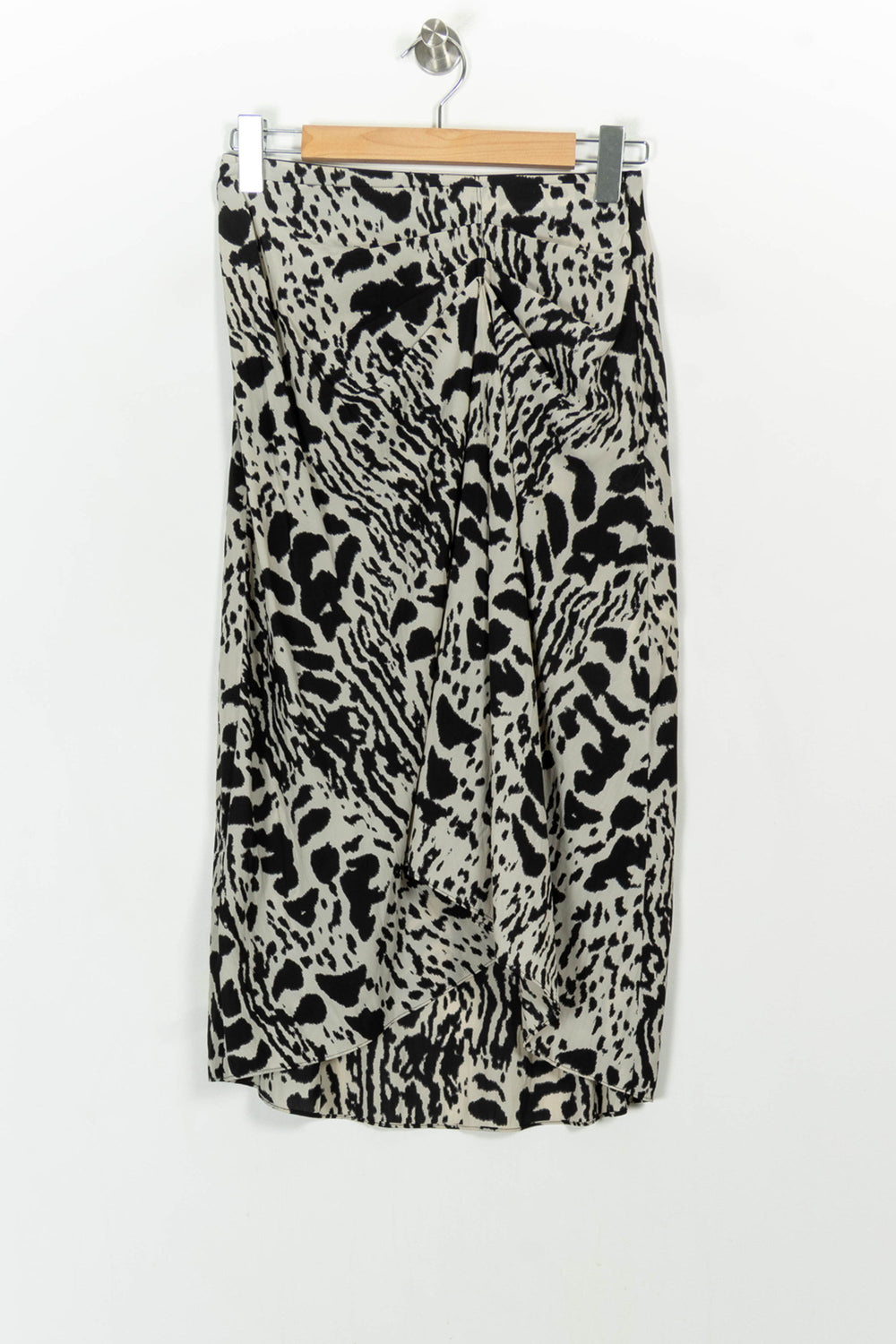 Jupe Longue Noire et Blanche - Taille S/36 de la marque ba&sh | PARAD106507 - Vendu par Paradigme - Image 2
