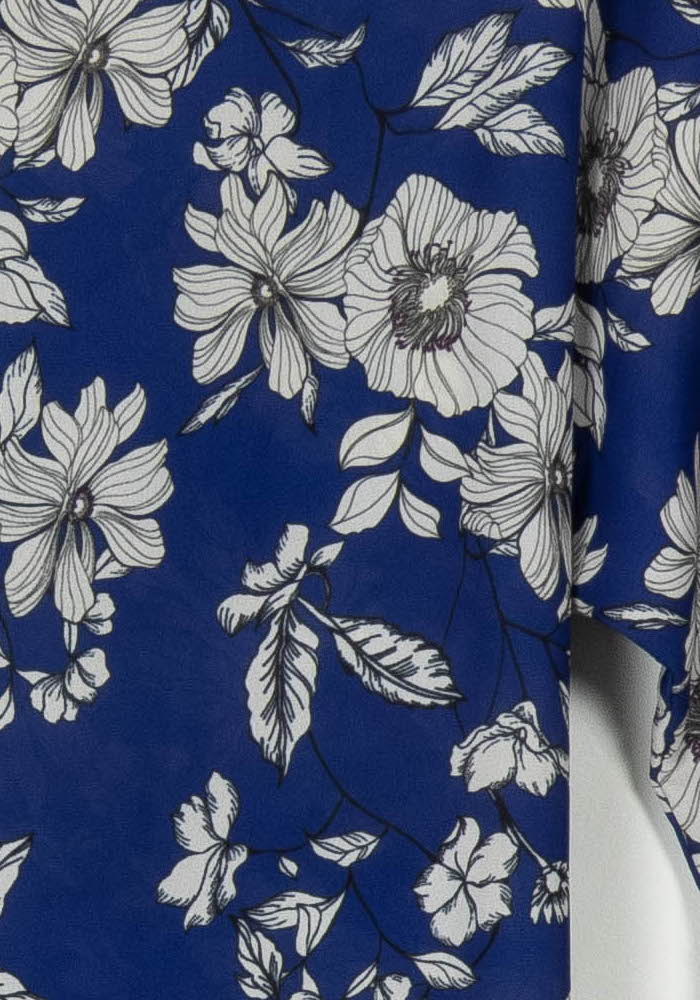Robe Bleue et Blanche - Taille S/36 de la marque La Fée Maraboutée | PARAD106509 - Vendu par Paradigme - Image 3