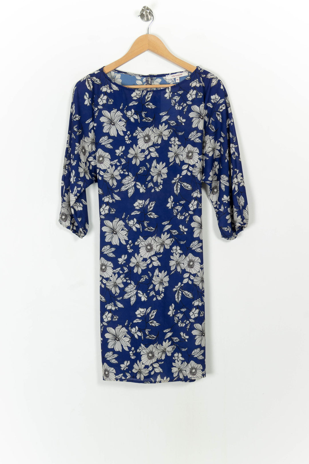 Robe Bleue et Blanche - Taille S/36 de la marque La Fée Maraboutée | PARAD106509 - Vendu par Paradigme - Image 2