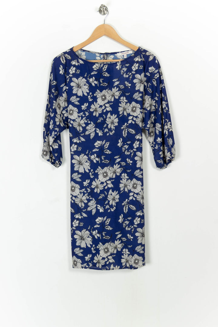 Robe Bleue et Blanche - Taille S/36 de la marque La Fée Maraboutée | PARAD106509 - Vendu par Paradigme - Image 2