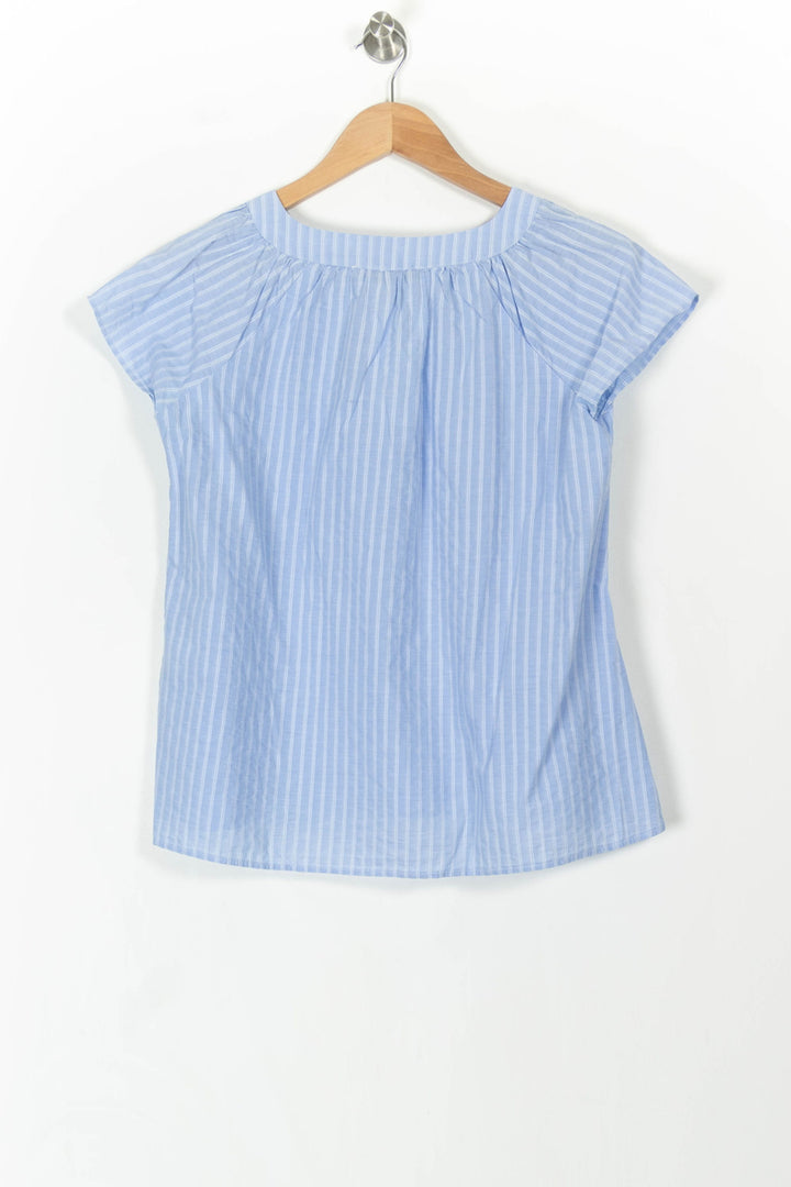 Blouse Bleu à Rayures Blanches - Taille S/36 de la marque La Fée Maraboutée | PARAD106513 - Vendu par Paradigme - Image 4