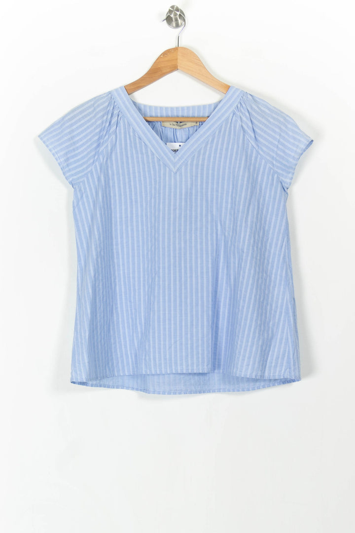 Blouse Bleu à Rayures Blanches - Taille S/36 de la marque La Fée Maraboutée | PARAD106513 - Vendu par Paradigme - Image 2
