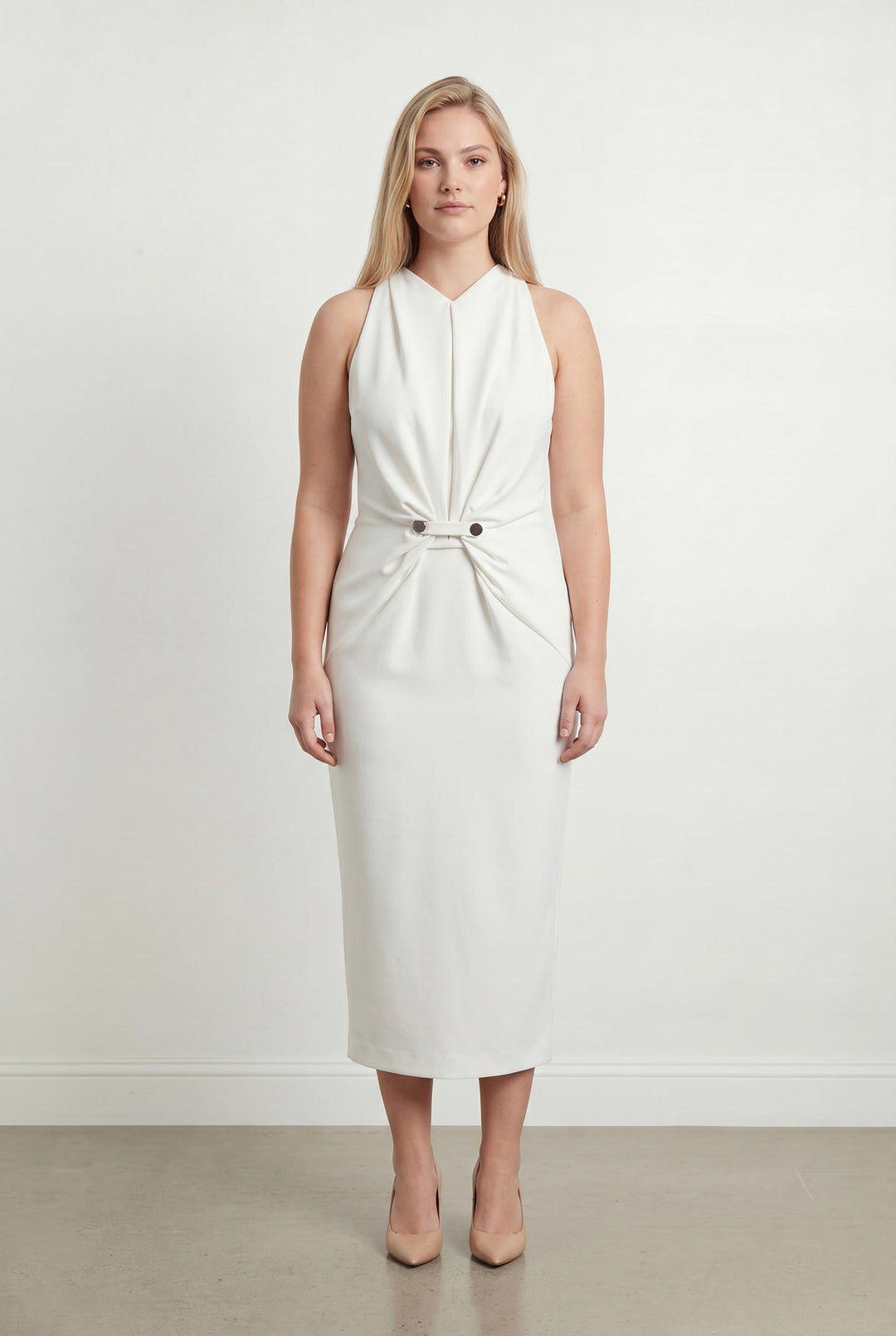 Robe Midi Blanche - Taille XL/42 de la marque Liu Jo | PARAD106517 - Vendu par Paradigme - Image 1