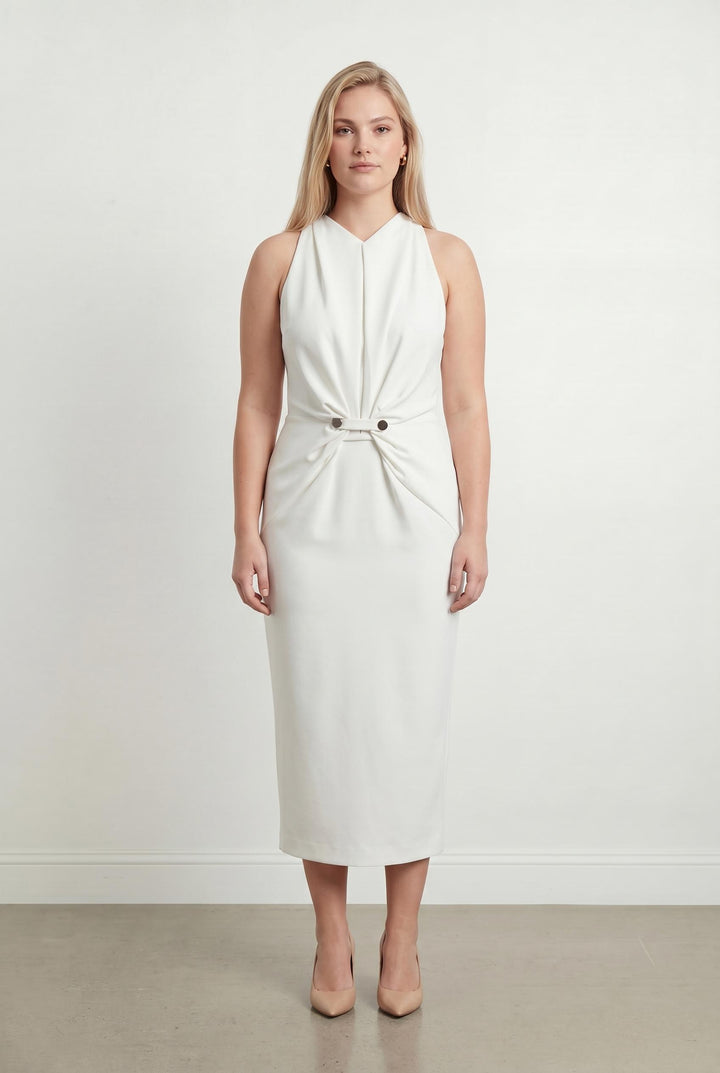 Robe Midi Blanche - Taille XL/42 de la marque Liu Jo | PARAD106517 - Vendu par Paradigme - Image 1
